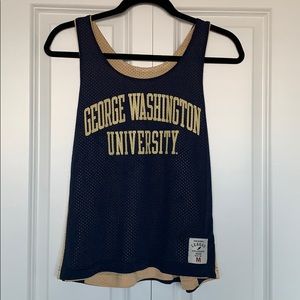 George Washington University (GWU) pinnie tank
